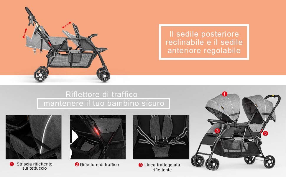Besrey Passeggino Gemellare scheda